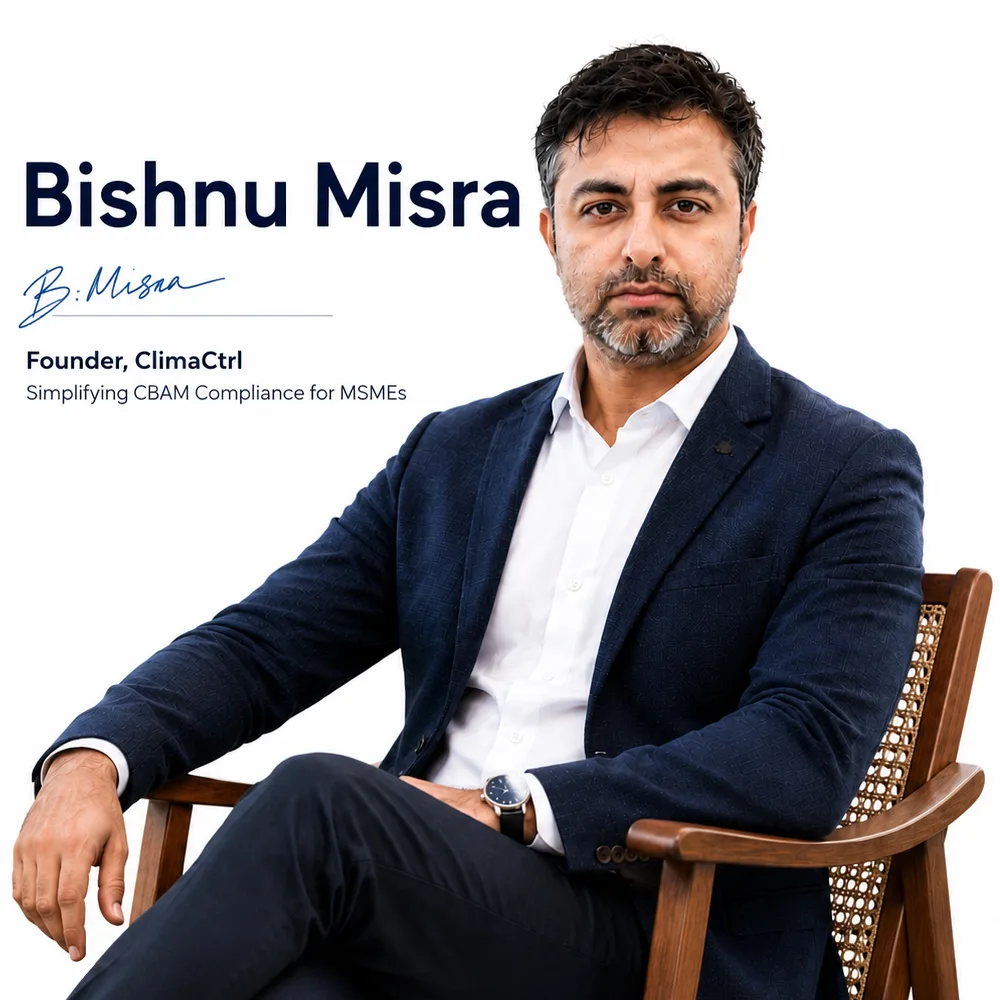 Bishnu Misra Founder ClimaCtrl