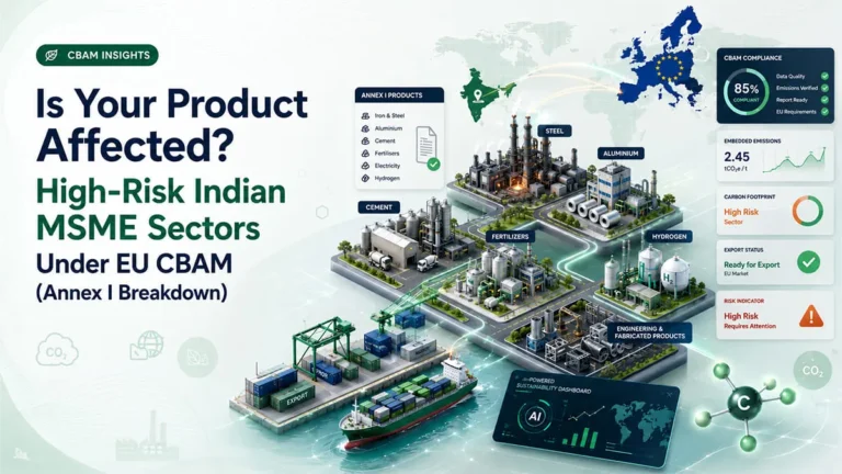 Is Your Product Affected? High-Risk Indian MSME Sectors Under EU CBAM (Annex I Breakdown)